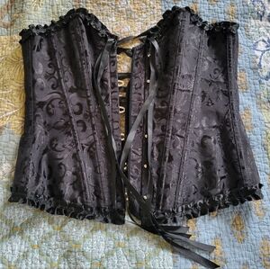 Black Ruffle Corset
